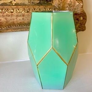 ✨HP✨ Retro Jade & Gold Color Vase